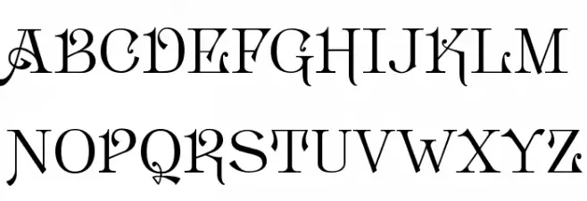 Ametist フォント 大文字