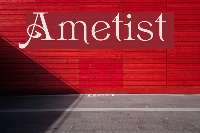 Ametist Font examples