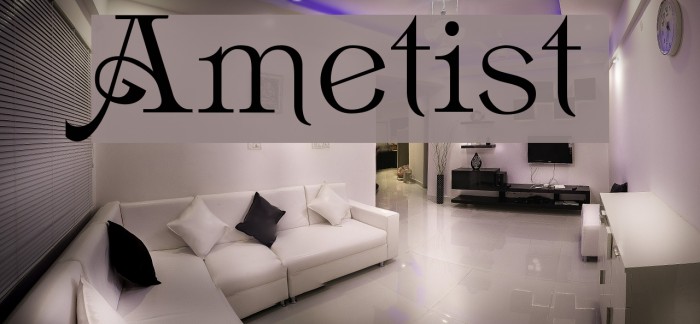 Ametist Font examples
