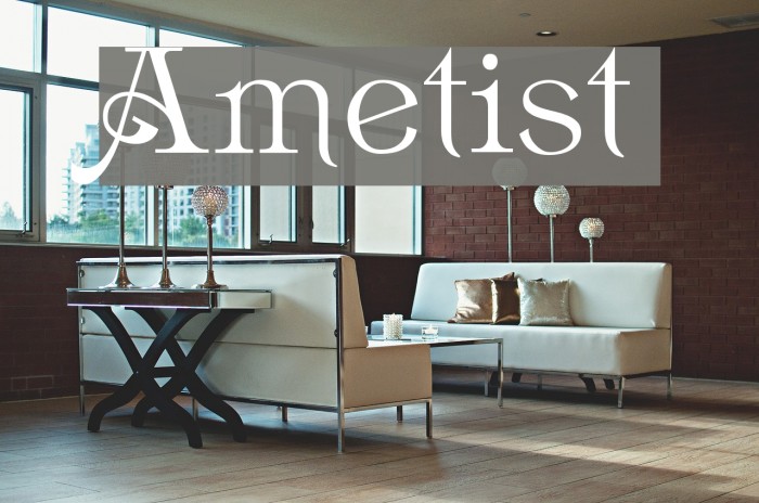 Ametist Font examples