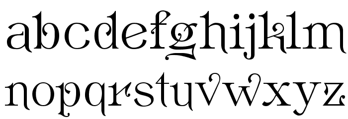 Ametist Font LOWERCASE