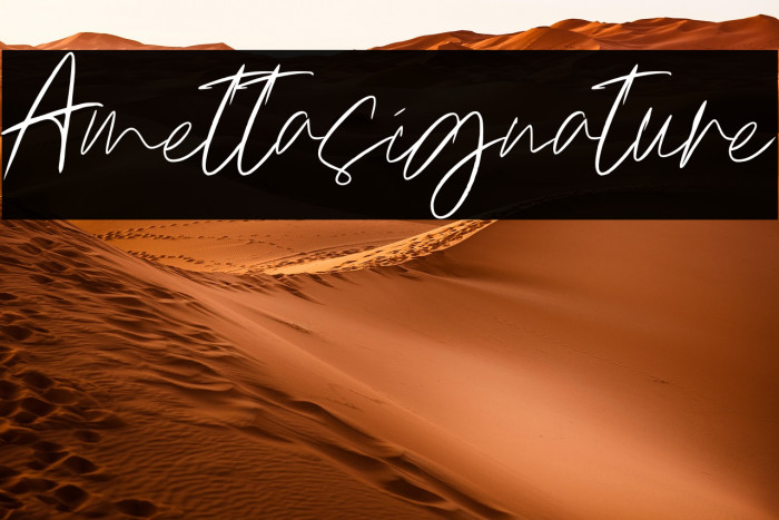 Amettasignature Example 2