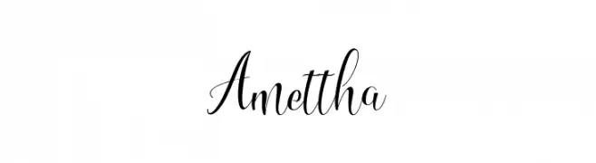 Amettha  Скачать бесплатные шрифты