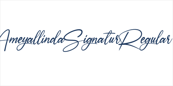 AmeyallindaSignaturRegular Logo