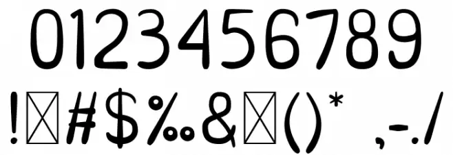 Amfallen Font OTHER CHARS