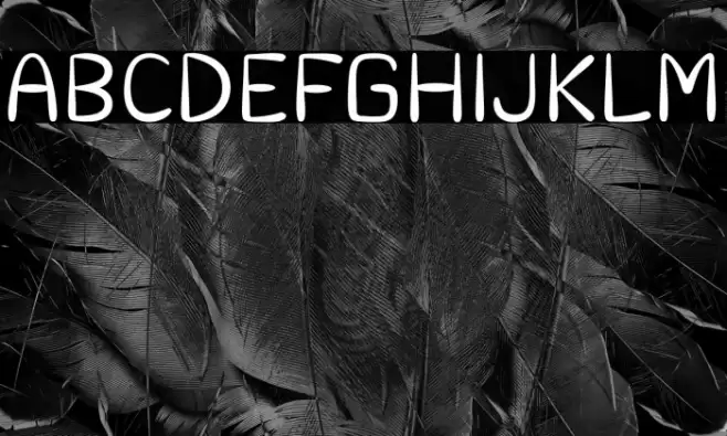 Amfallen Font examples