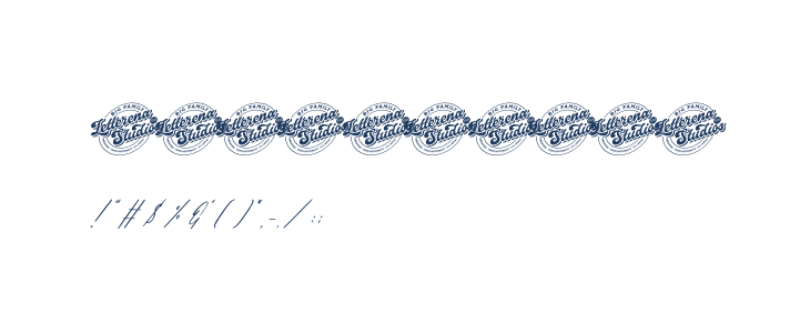 Amfenthari DEMO VERSION Italic Other Characters