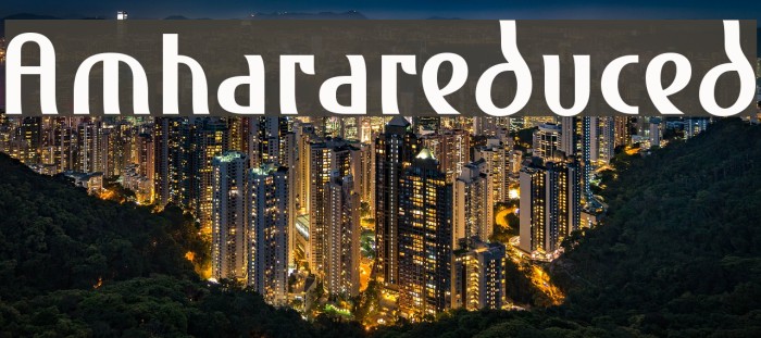 Amharareduced Font examples