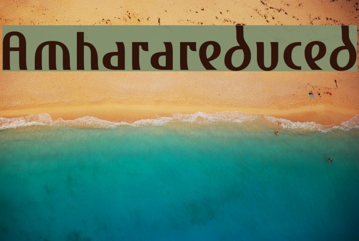 Amharareduced Font examples