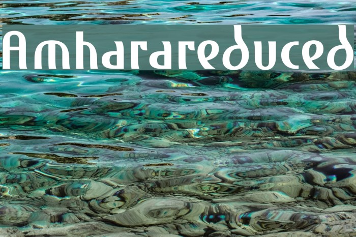 Amharareduced Font examples