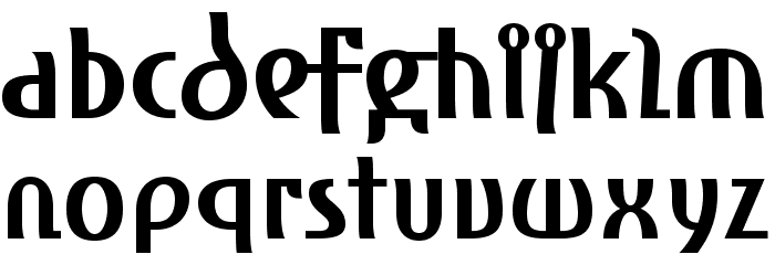 Amharareduced Font LOWERCASE