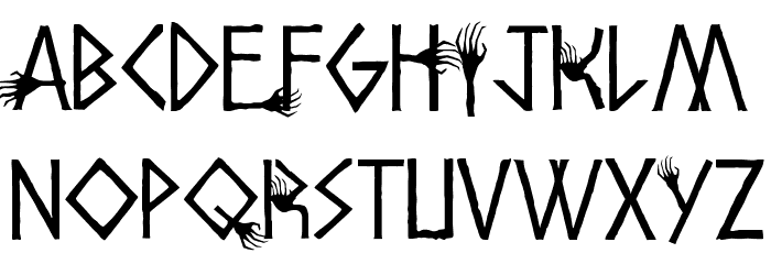 Amhole SW Font LOWERCASE