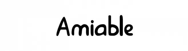 Amiable  免费字体下载