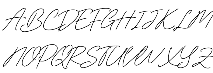 Amibata Font UPPERCASE
