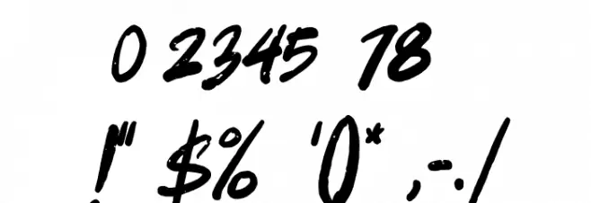 Amicable Font OTHER CHARS