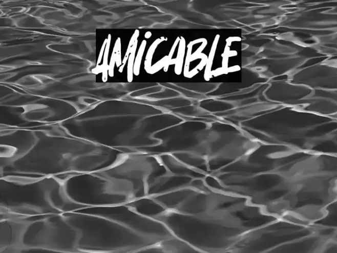 Amicable Font examples