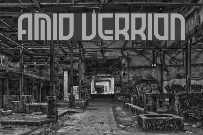 Amid Verrion Font examples