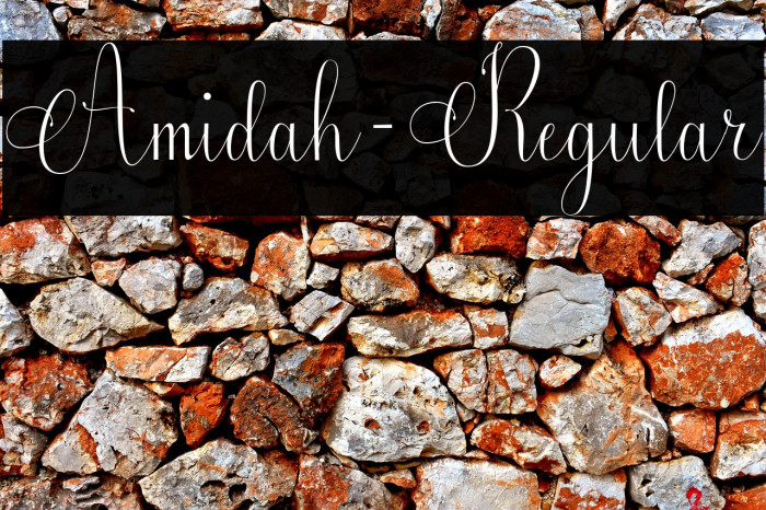 Amidah-Regular Example 1