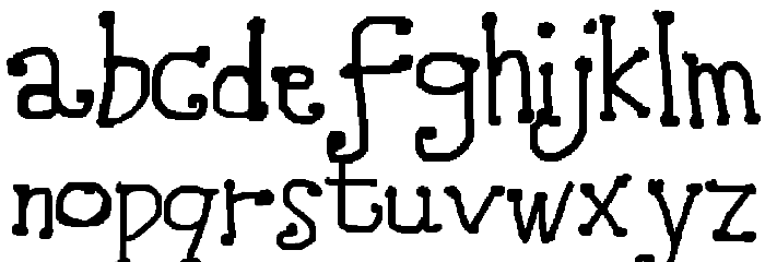 Amidst Font LOWERCASE