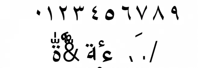 Amien-01 Font OTHER CHARS