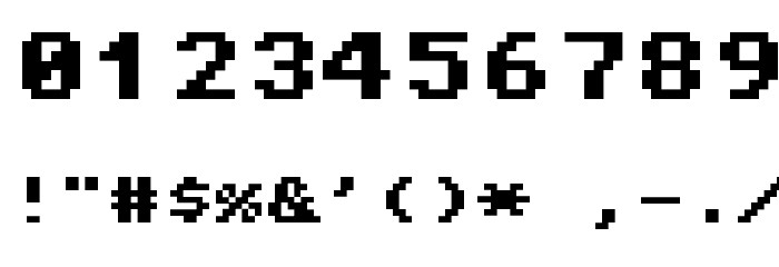 Amiga Forever Font OTHER CHARS