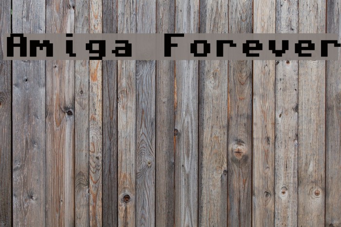 Amiga Forever Font examples