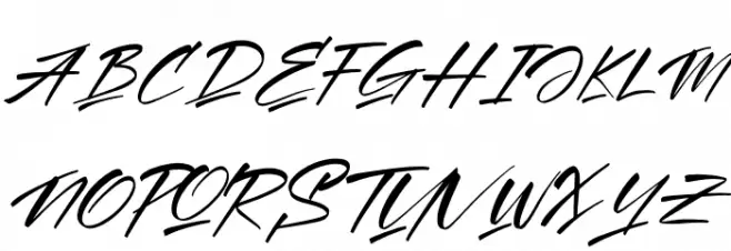 Amigate Endgame Italic Polices MAJUSCULES
