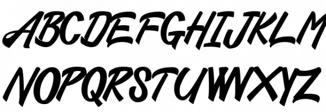 Amigdala Font UPPERCASE
