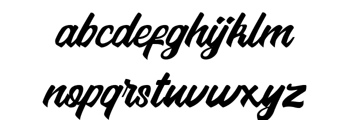 Amigdala Font LOWERCASE