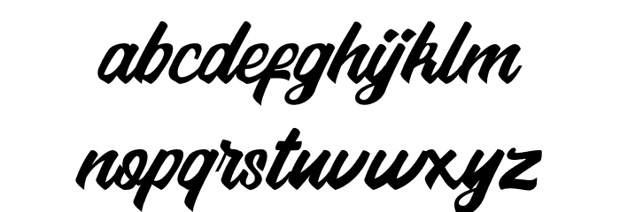 Amigdala Font LOWERCASE