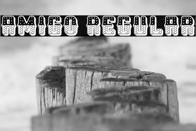 Amigo Regular Font examples