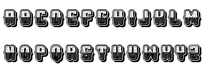 Amigo Rustique Regular Font LOWERCASE