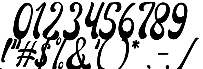 Amigos Script Font OTHER CHARS