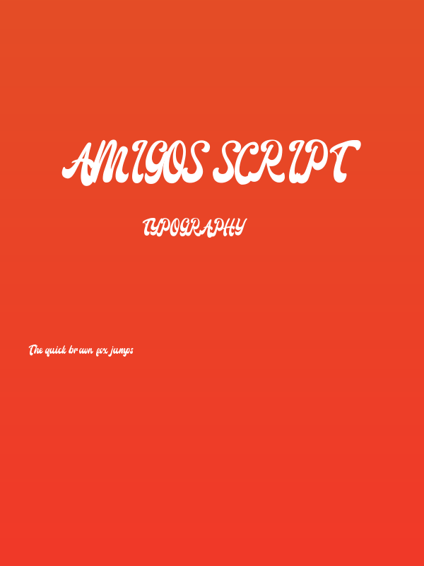 Amigos Script Poster