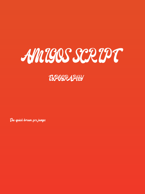 Amigos Script Poster