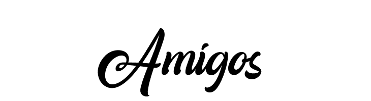 Amigos  font caratteri gratis