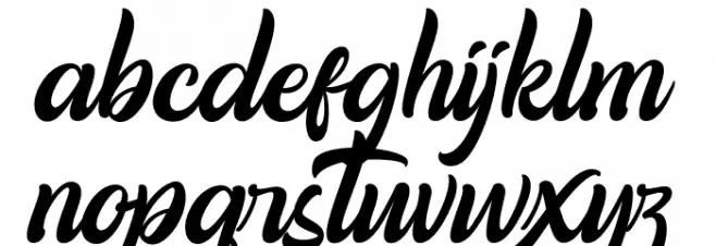 Amigos خط أحرف صغيرة