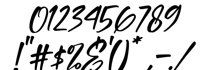Amigoste Italic Font OTHER CHARS