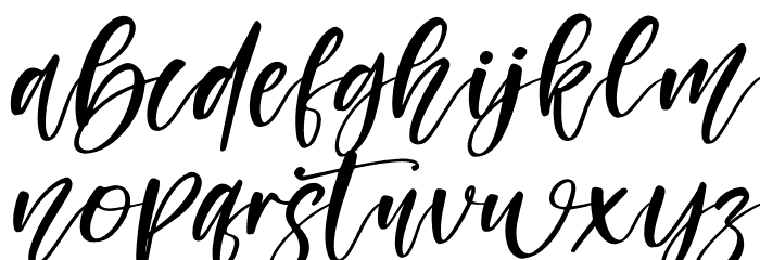 Amigoste Italic Font LOWERCASE