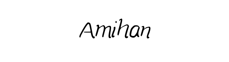 Amihan  Frei Schriftart Herunterladen
