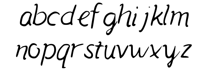 Amihan Font LOWERCASE