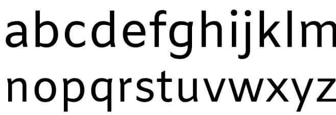 Amiko Regular خط أحرف صغيرة