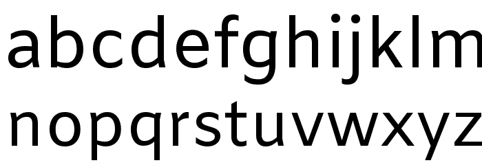 Amiko Font LOWERCASE