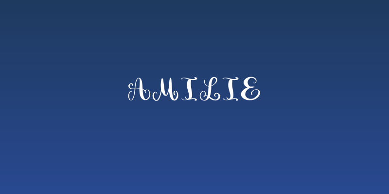 Amilie Social Header
