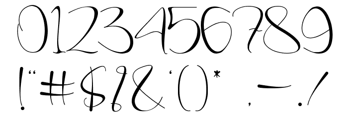 Amillea Font OTHER CHARS