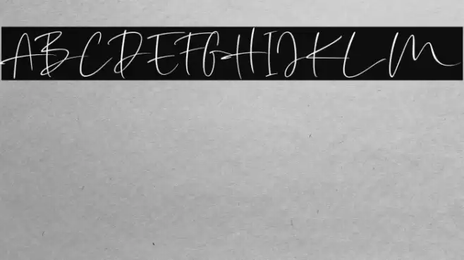 AmilliaRocheteDemo Font examples