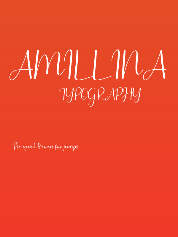 Amillina Poster