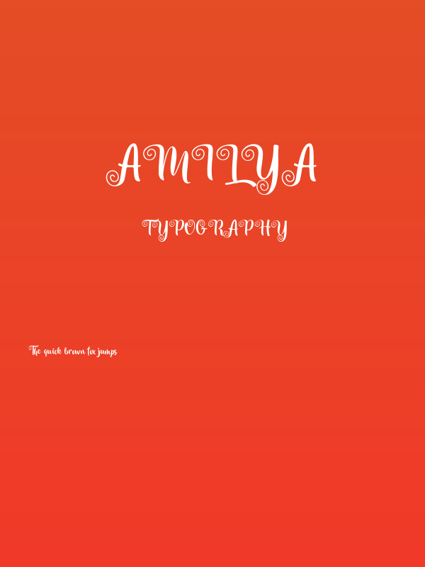 Amilya Poster