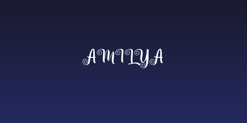 Amilya Social Header