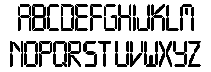 Amin Digital CAPS Font LOWERCASE